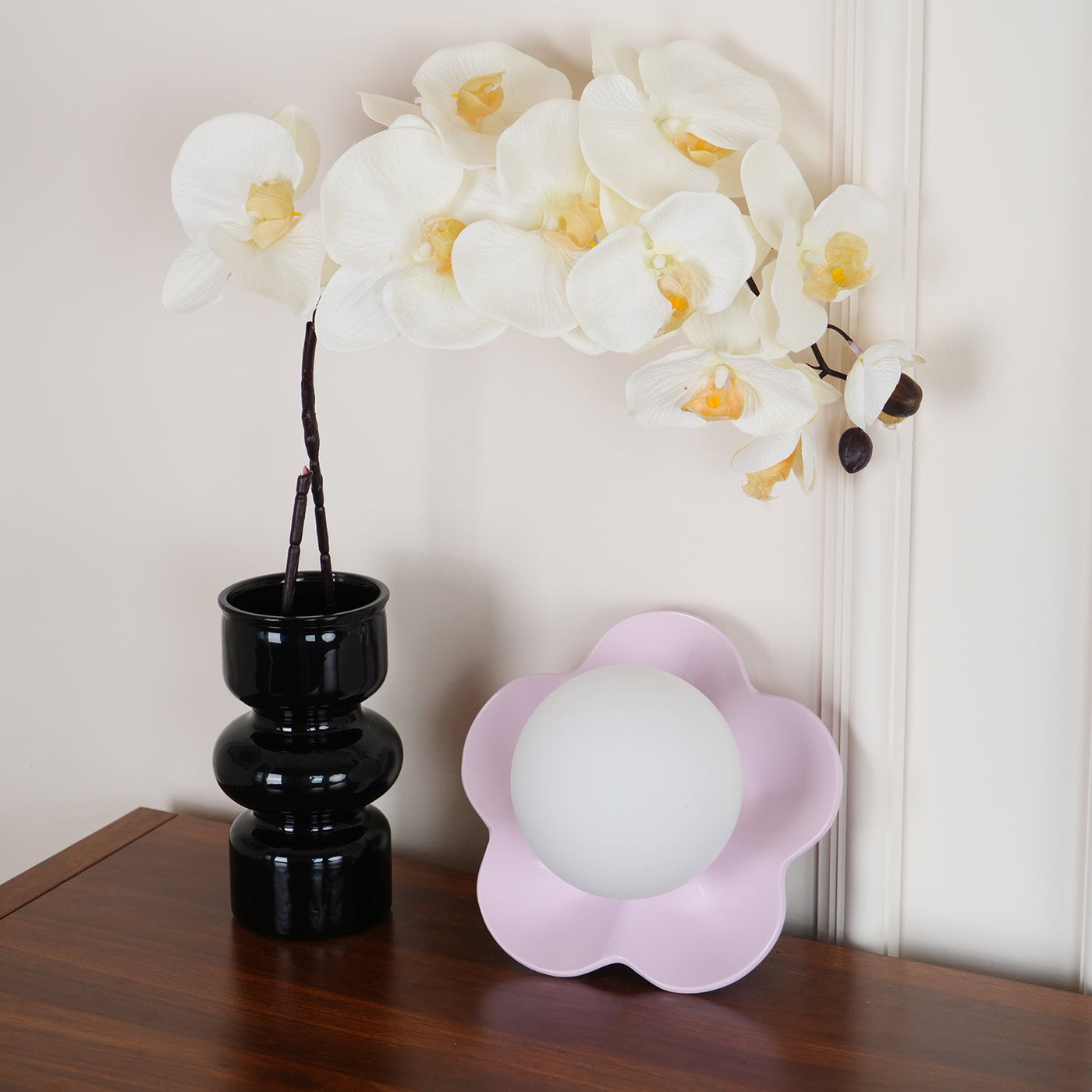 Delira Wandlamp Bloemvorm Glasdecor