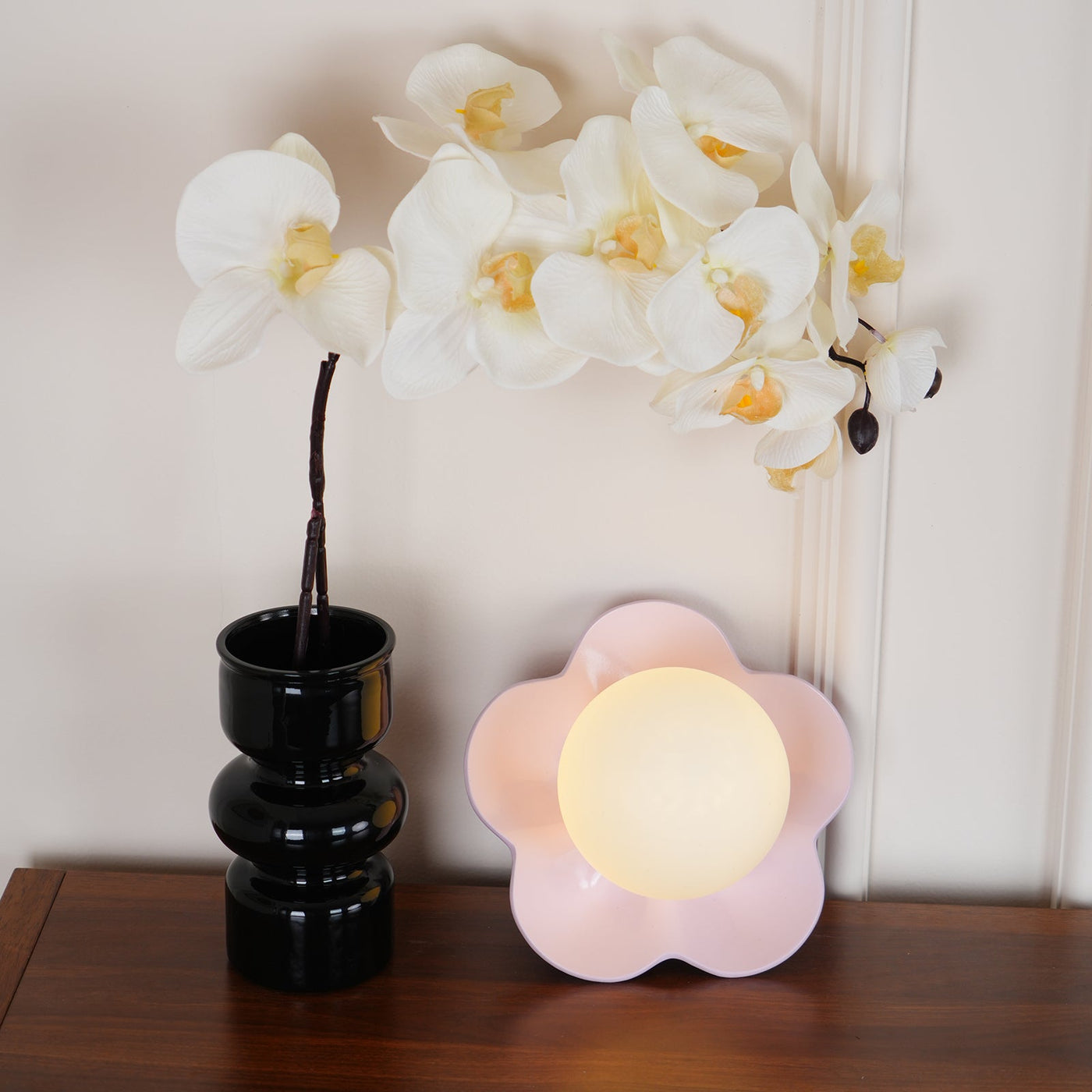 Delira Wandlamp Bloemvorm Glasdecor