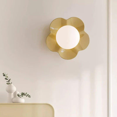 Delira Wandlamp Bloemvorm Glasdecor
