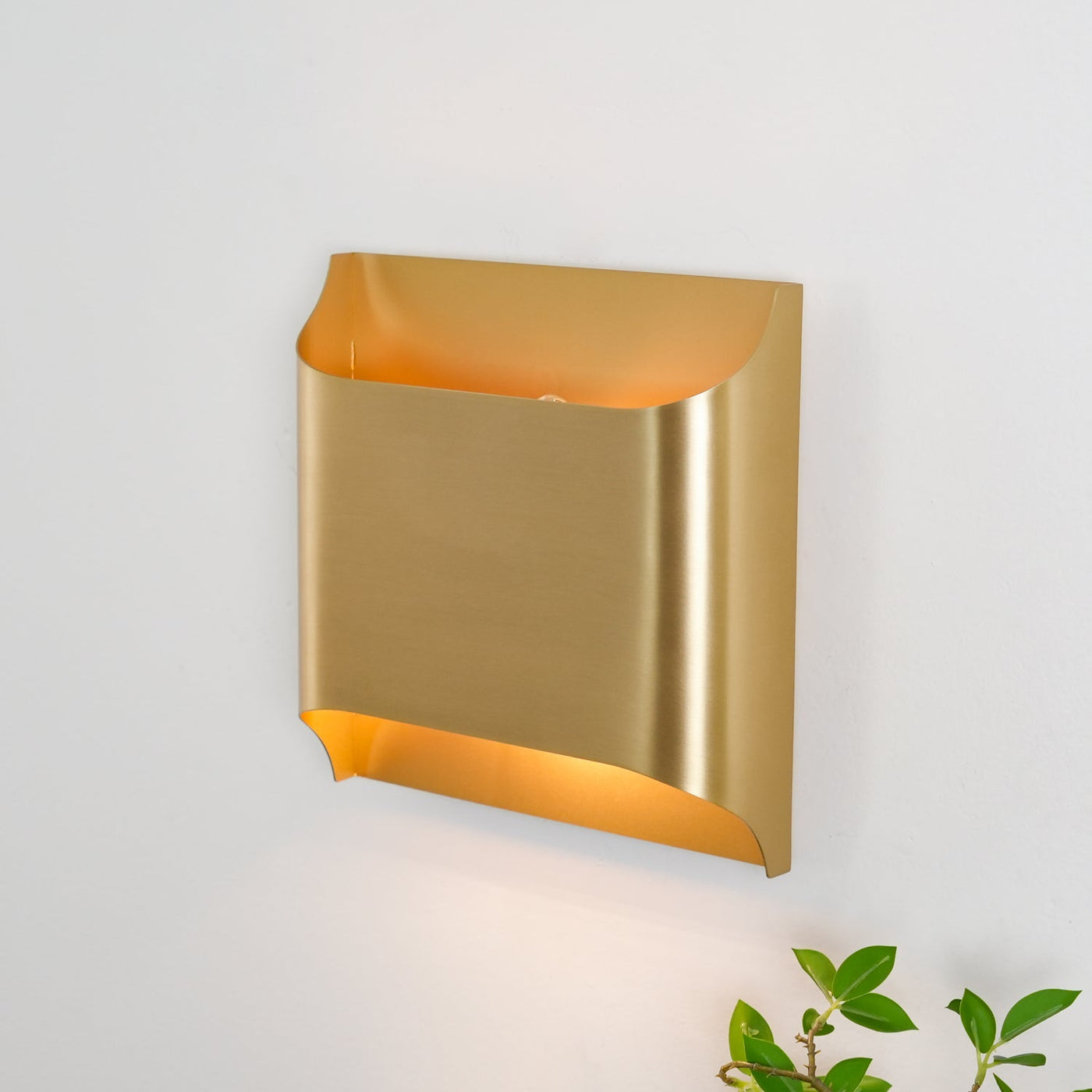 Delira Wandlamp Elegante Messinglook