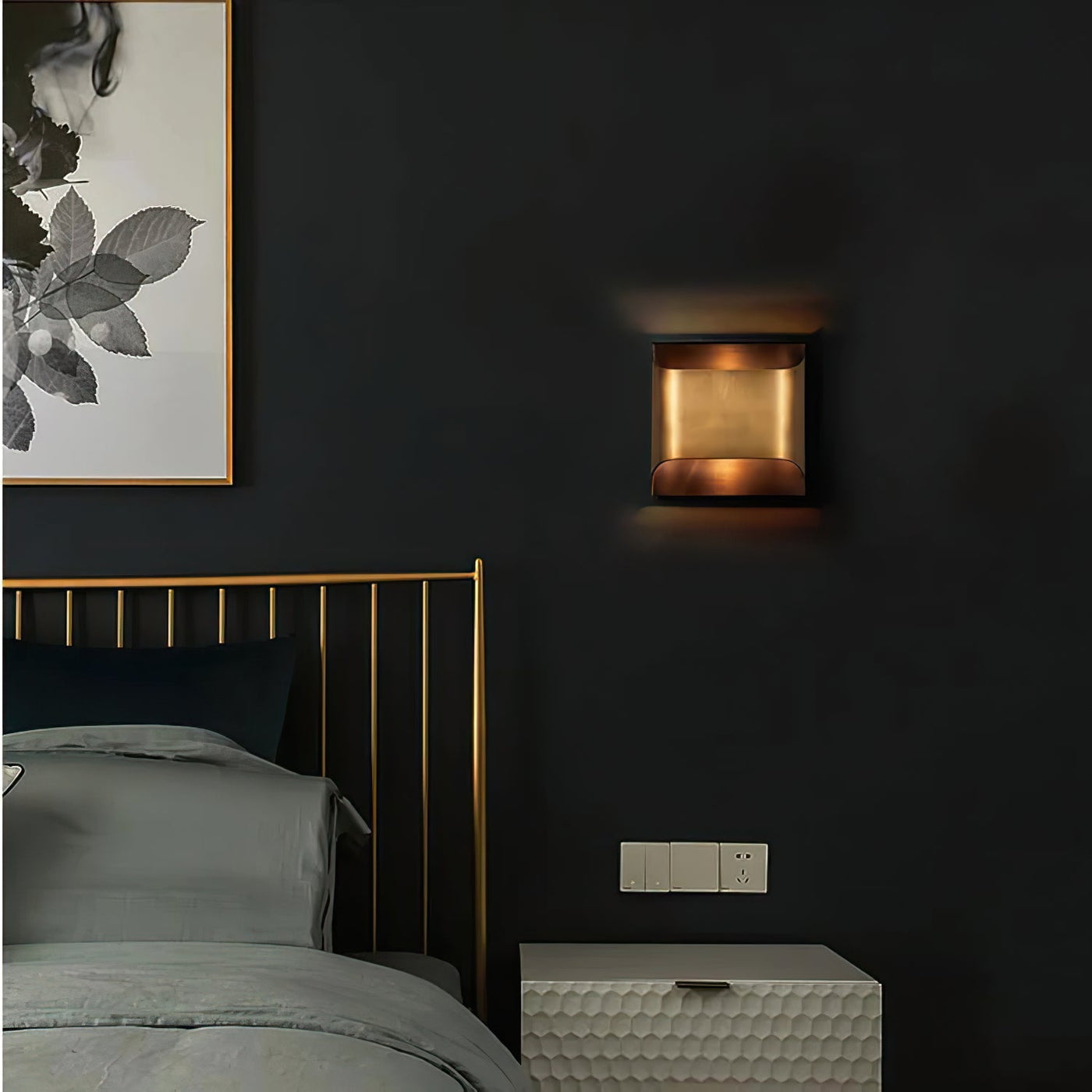 Delira Wandlamp Elegante Messinglook