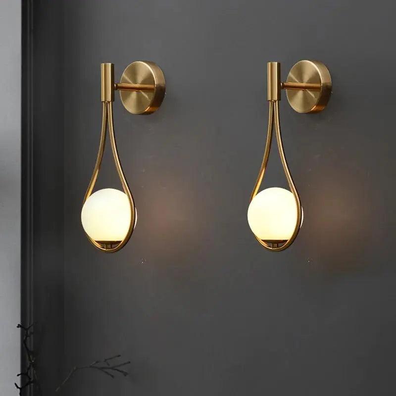 Delira Wandlamp Minimalistisch Glas Metaal