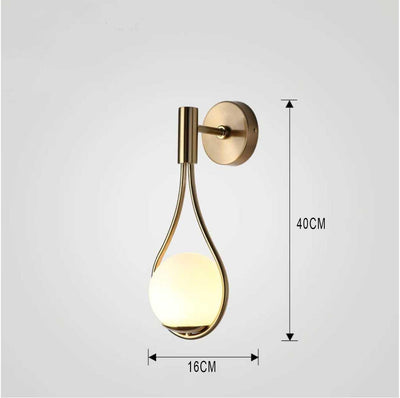 Delira Wandlamp Minimalistisch Glas Metaal