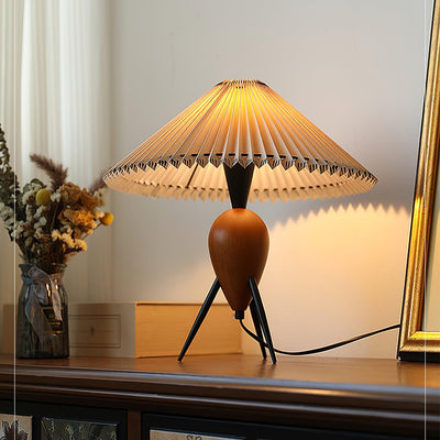 Delira Tafellamp Houtfineer Klassiek Design