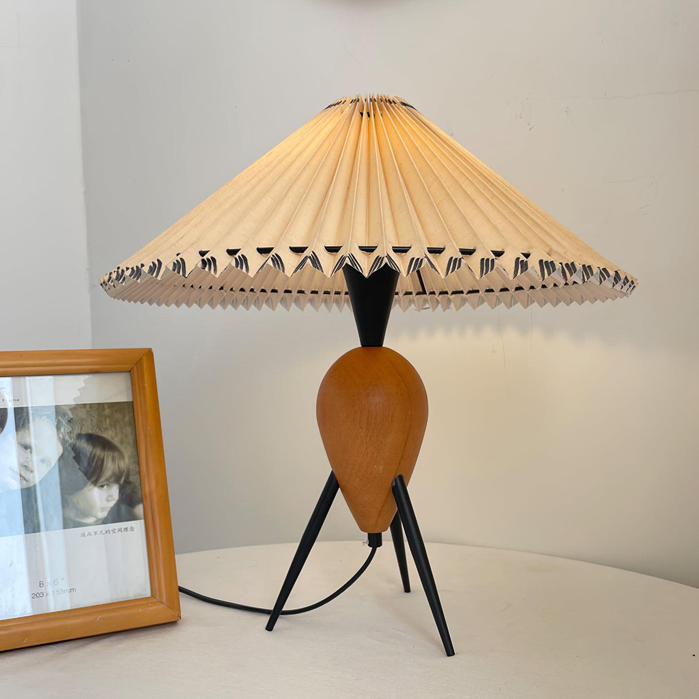 Delira Tafellamp Houtfineer Klassiek Design