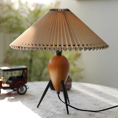 Delira Tafellamp Houtfineer Klassiek Design