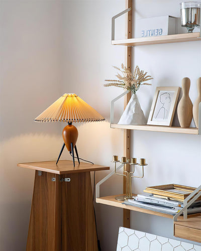 Delira Tafellamp Houtfineer Klassiek Design