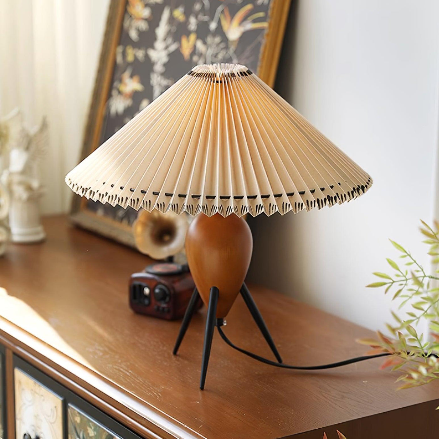 Delira Tafellamp Houtfineer Klassiek Design