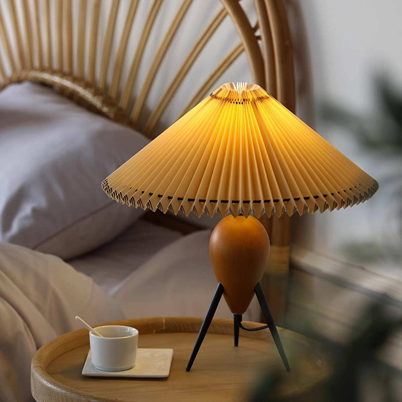 Delira Tafellamp Houtfineer Klassiek Design