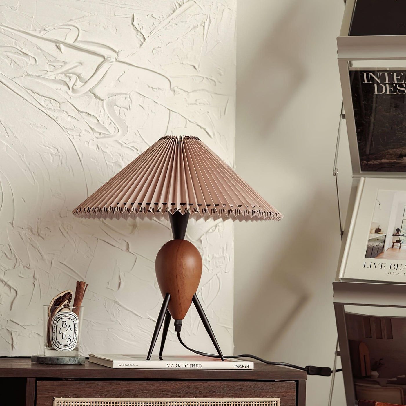 Delira Tafellamp Houtfineer Klassiek Design