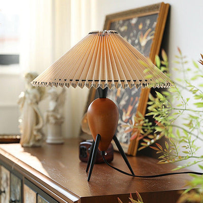Delira Tafellamp Houtfineer Klassiek Design
