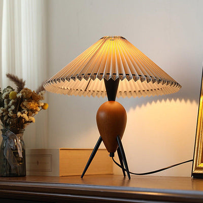 Delira Tafellamp Houtfineer Klassiek Design