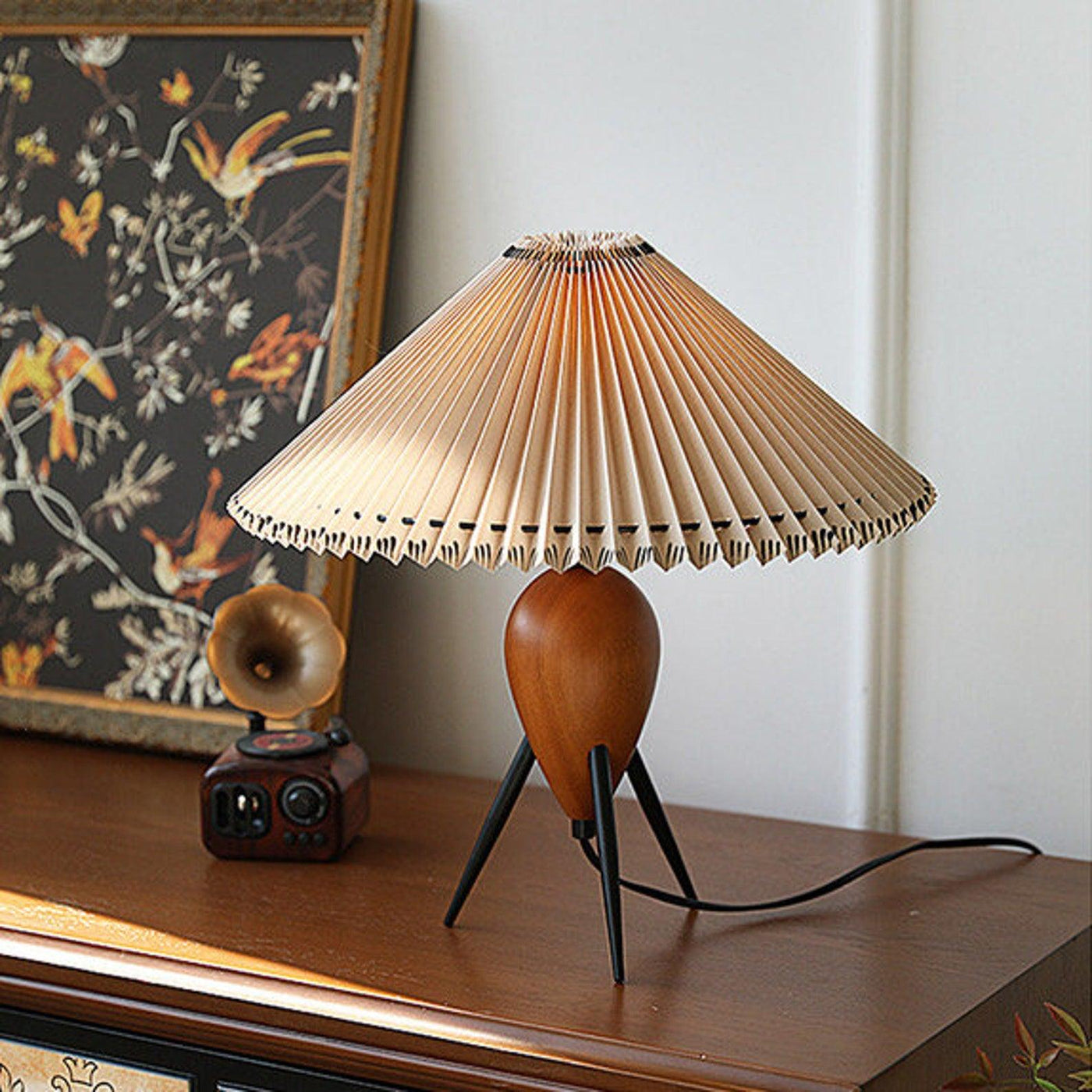 Delira Tafellamp Houtfineer Klassiek Design
