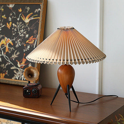 Delira Tafellamp Houtfineer Klassiek Design