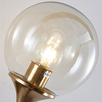 Delira Wandlamp Glazen Bol Metalen Basis