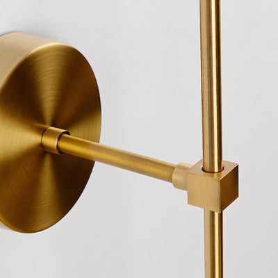 Delira Wandlamp Glazen Bol Metalen Basis