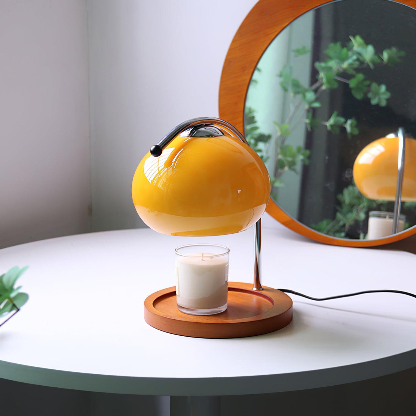 Delira Tafellamp Glazen Waxbrander Elegant