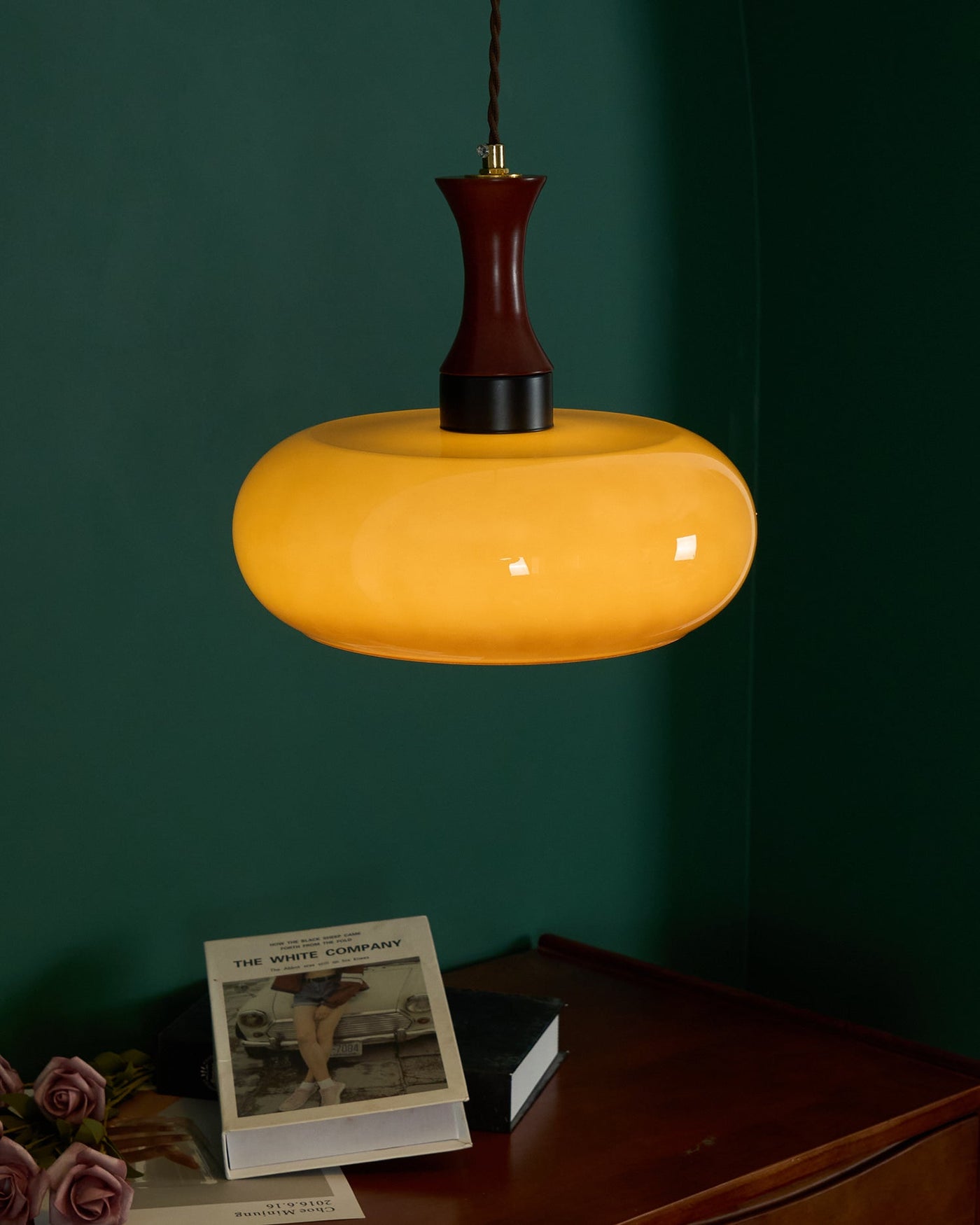 Delira Hanglamp Glas Bruin Design