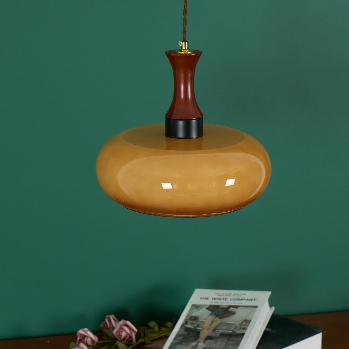 Delira Hanglamp Glas Bruin Design