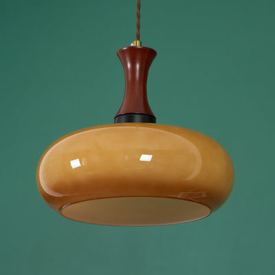Delira Hanglamp Glas Bruin Design