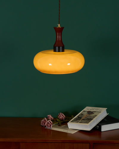 Delira Hanglamp Glas Bruin Design