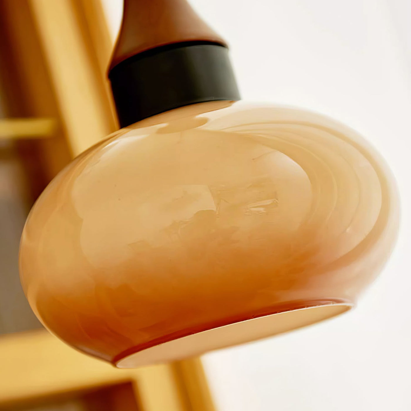 Delira Hanglamp Glas Bruin Design