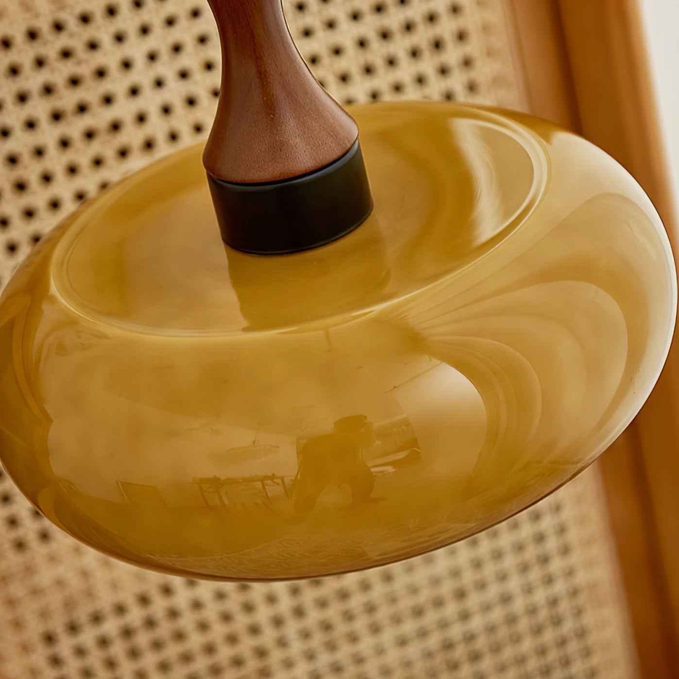 Delira Hanglamp Glas Bruin Design