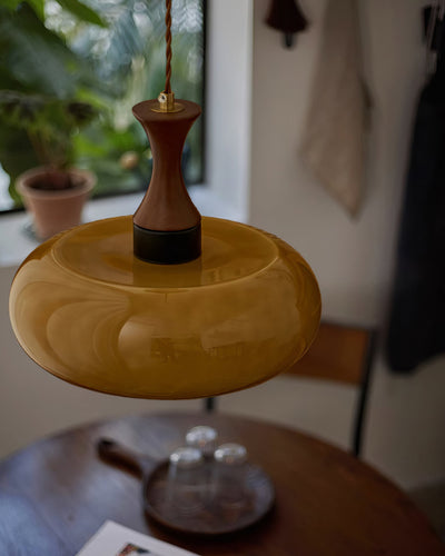 Delira Hanglamp Glas Bruin Design