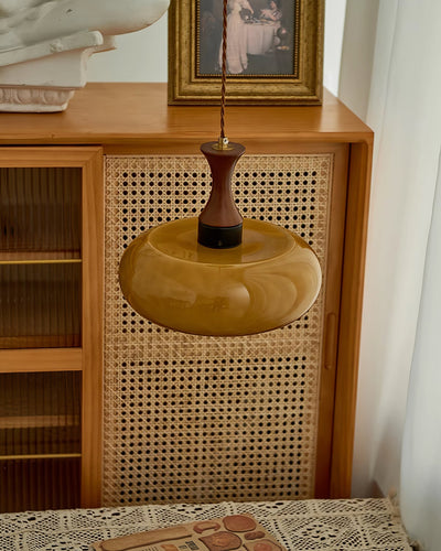Delira Hanglamp Glas Bruin Design