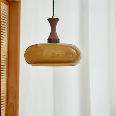 Delira Hanglamp Glas Bruin Design
