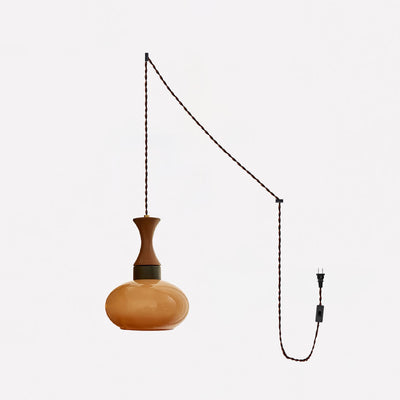 Delira Hanglamp Glas Bruin Design