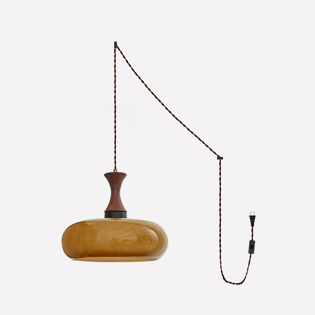 Delira Hanglamp Glas Bruin Design