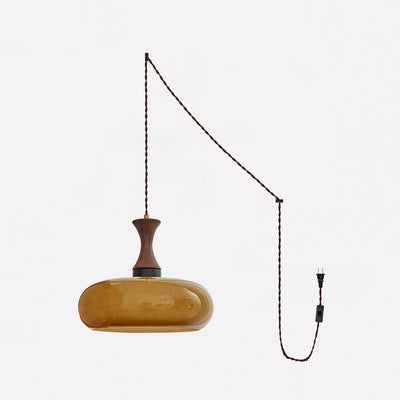 Delira Hanglamp Glas Bruin Design