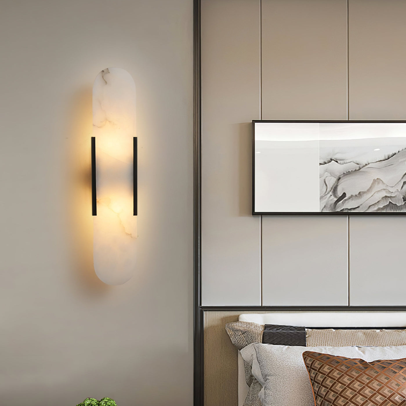 Delira Wandlamp Langwerpig Alabaster Design