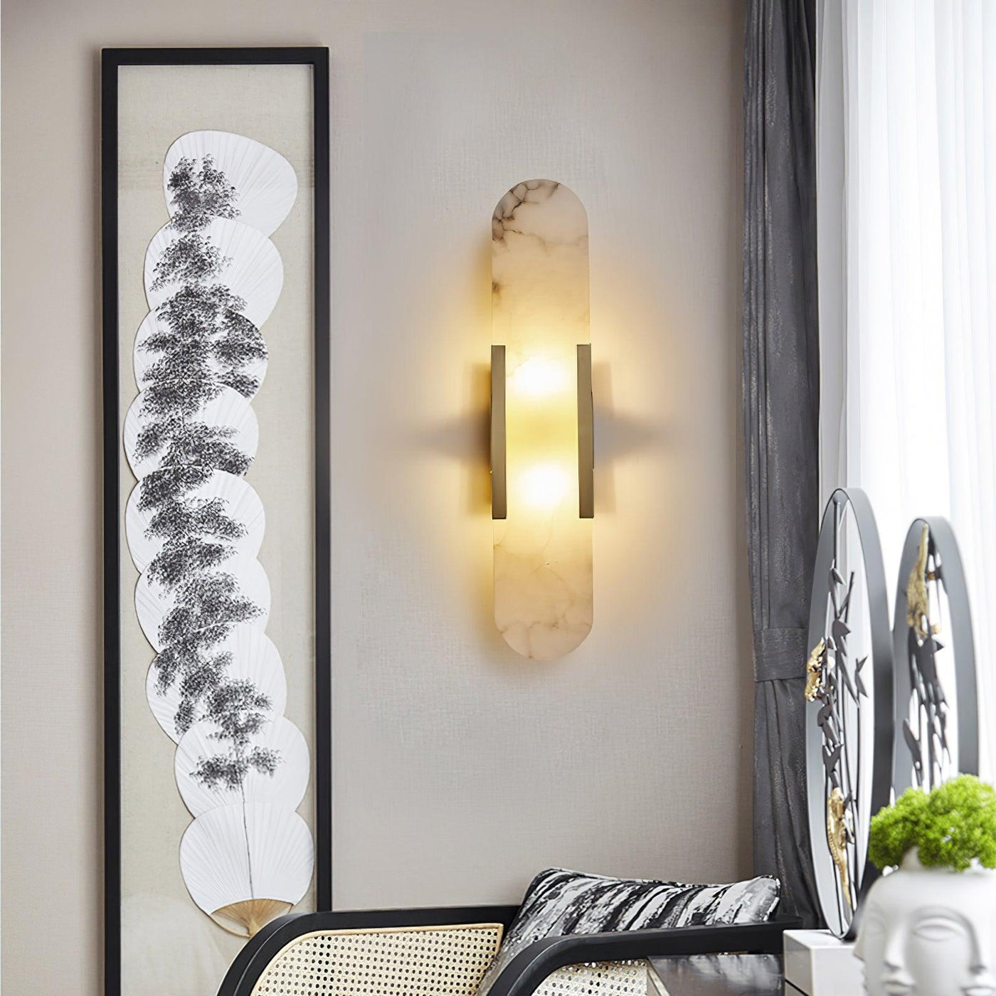 Delira Wandlamp Langwerpig Alabaster Design