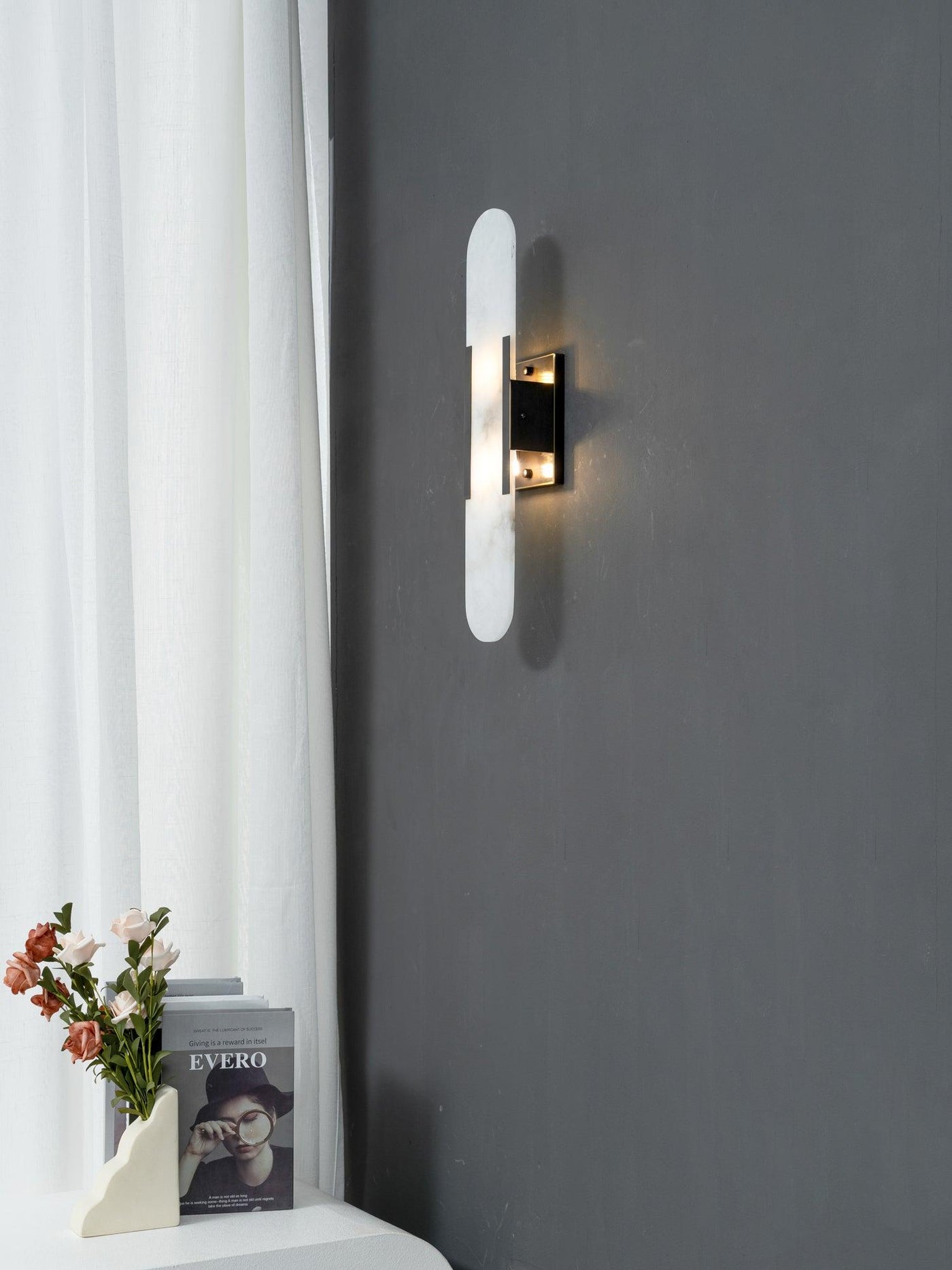 Delira Wandlamp Langwerpig Alabaster Design