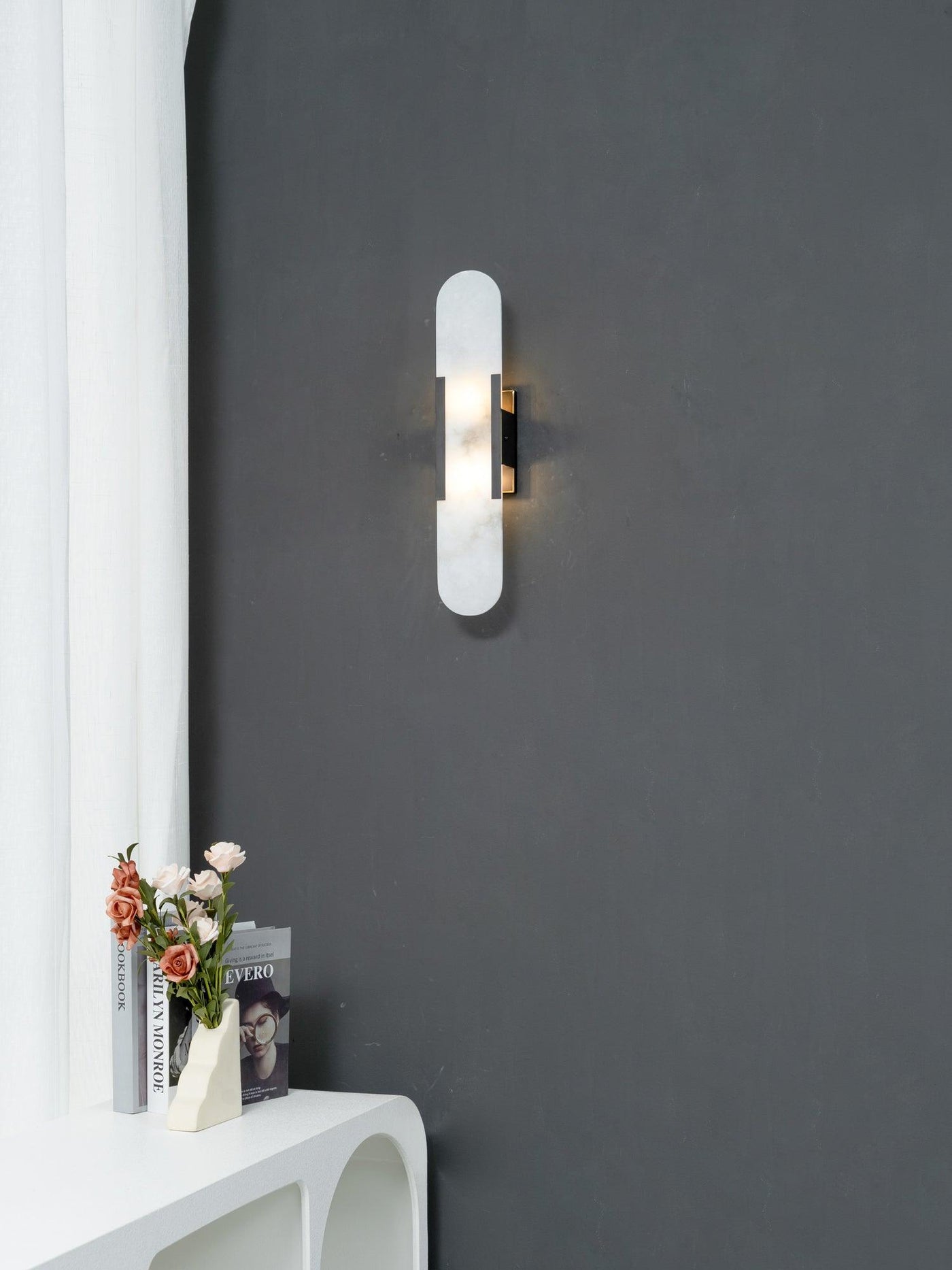 Delira Wandlamp Langwerpig Alabaster Design