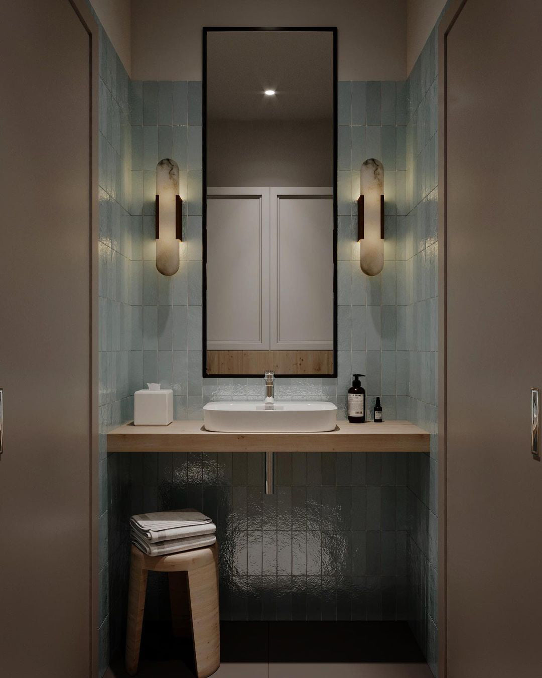 Delira Wandlamp Langwerpig Alabaster Design