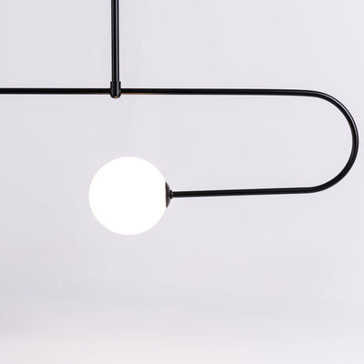Delira Kroonluchter Zwart Messing Lijndesign
