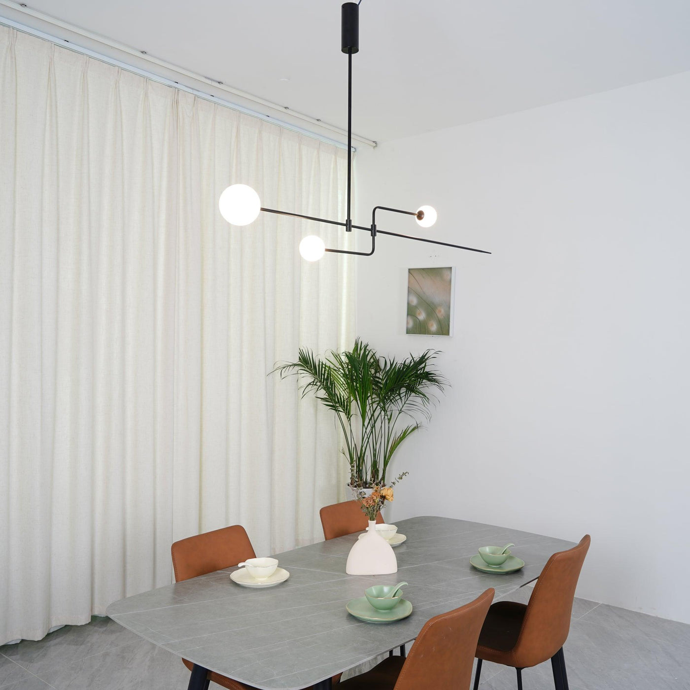 Delira Kroonluchter Zwart Messing Lijndesign
