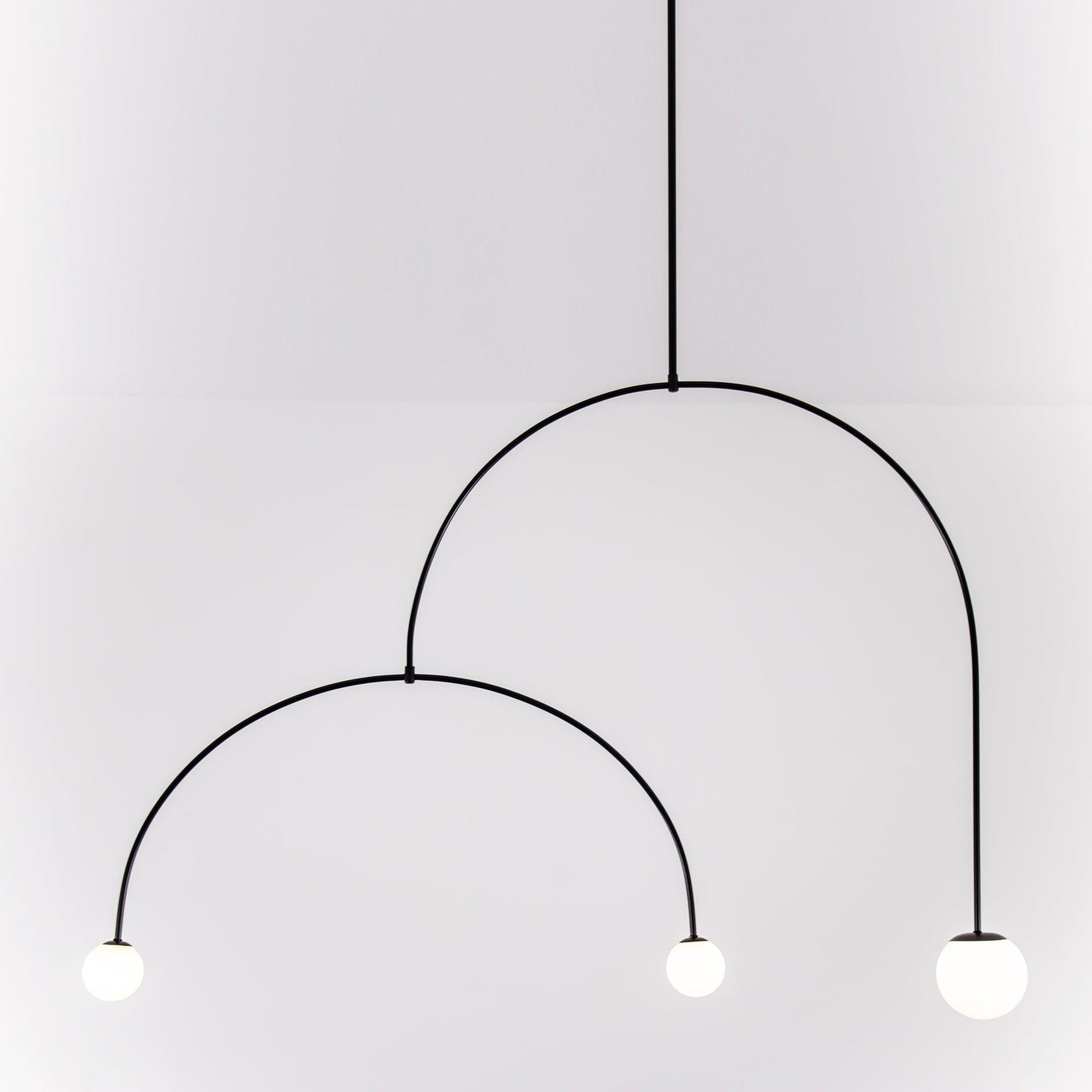 Delira Kroonluchter Zwart Messing Lijndesign