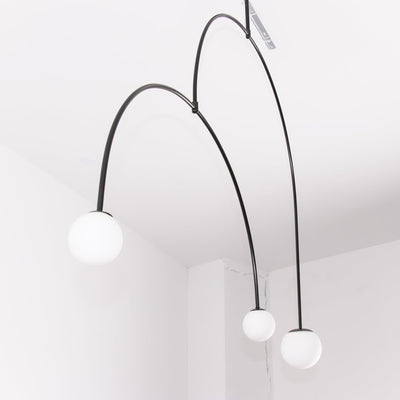 Delira Kroonluchter Zwart Messing Lijndesign
