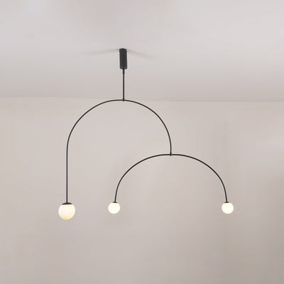 Delira Kroonluchter Zwart Messing Lijndesign