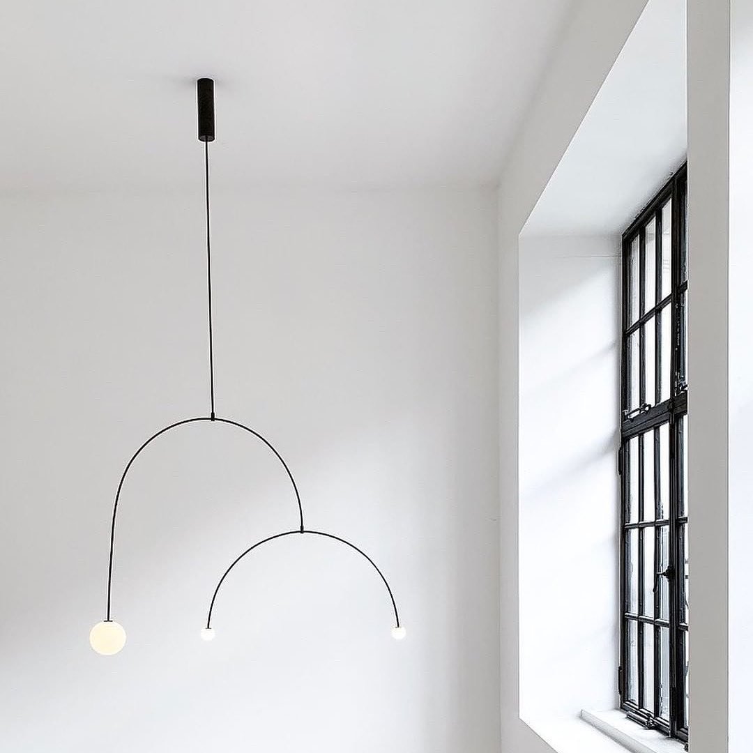 Delira Kroonluchter Zwart Messing Lijndesign