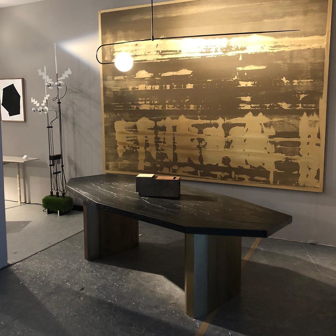 Delira Kroonluchter Zwart Messing Lijndesign