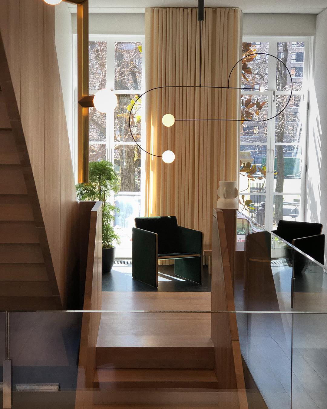 Delira Kroonluchter Zwart Messing Lijndesign