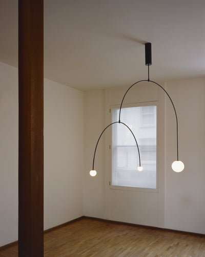 Delira Kroonluchter Zwart Messing Lijndesign