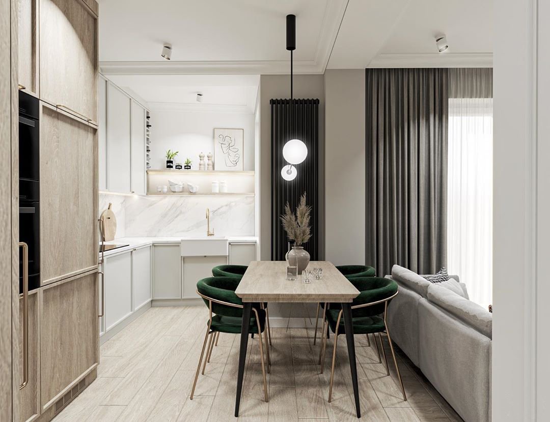 Delira Kroonluchter Zwart Messing Lijndesign