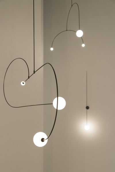 Delira Kroonluchter Zwart Messing Lijndesign