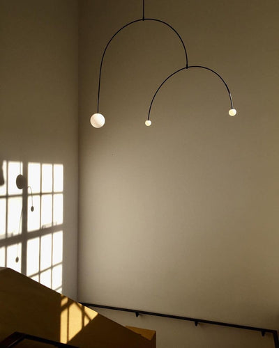 Delira Kroonluchter Zwart Messing Lijndesign